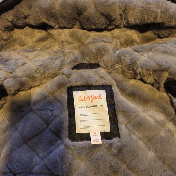 Cat & Jack - Kids' Playground Parka Jacket - Black - Picture 10 of 16